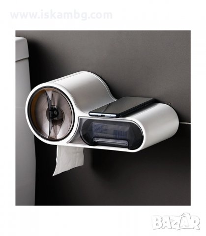 ДИСПЕНСЪР ЗА ТОАЛЕТНА ХАРТИЯ С ПОСТАВКА ЗА ТЕЛЕФОН И ЧЕКМЕДЖЕ - код 37500, снимка 12 - Други стоки за дома - 33886824