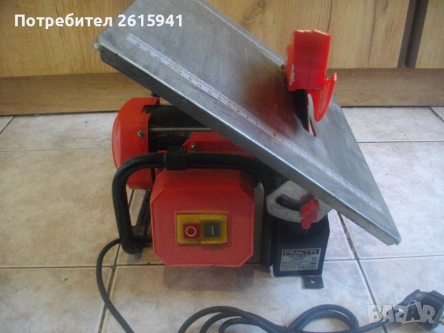 600 Вата-Ел.Машина Сухо/Мокро Рязане Плочи/Плочки-Почти Нова-Отлична-PRACTYL-Ъгъл Рязане 0-45 Градус, снимка 17 - Други инструменти - 41461404