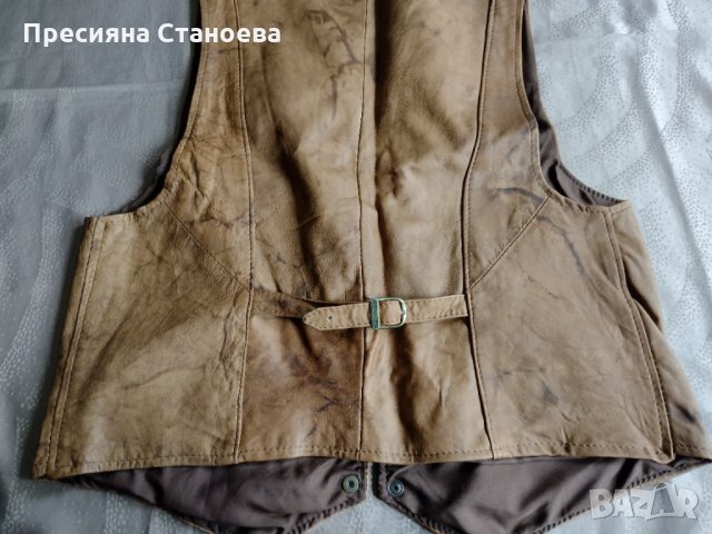 Мъжки кожен елек , снимка 6 - Други - 34294612