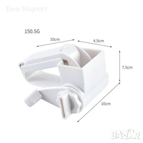 Ръчно въртящо се ренде от неръждаема стомана с 1 приставка, снимка 2 - Други - 48878040