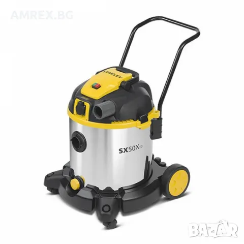 Професионална прахосмукачка Stanley ST-SXVC50XTDE – 1600 W, 50 л, сухо/мокро