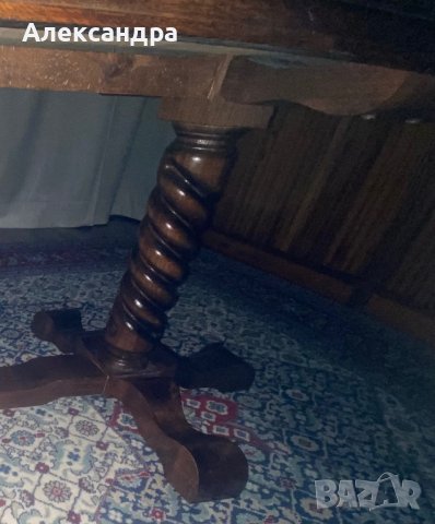 Резбована холна маса , снимка 5 - Маси - 44242289