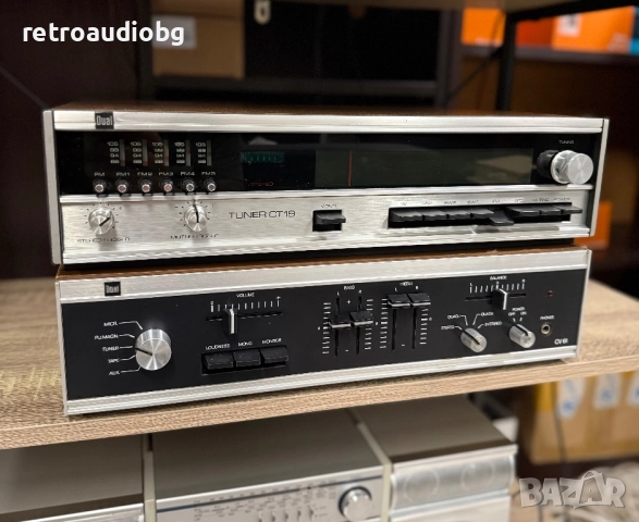 🔊Винтидж аудио сет DUAL усилвател + тунер + грамофон + тонколони Sharp🔊, снимка 6 - Аудиосистеми - 51855010