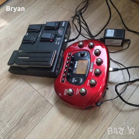 Line 6 pod X3, pod 2.0, pod XT, Pod HD, Pod X3 Live+ FBV express процесор за китара и контролер, снимка 2 - Китари - 49726632