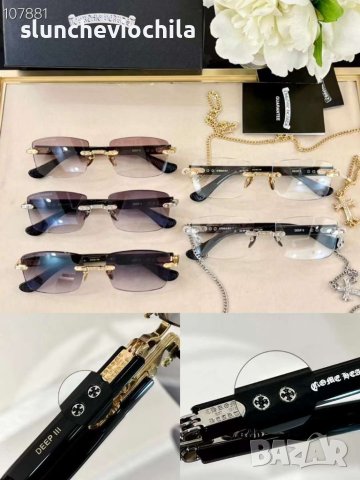 Chrome Hearts Sunglasses DEEP II Gold Deep 2 Deep 1 Слънчеви очила, снимка 9 - Слънчеви и диоптрични очила - 41020397