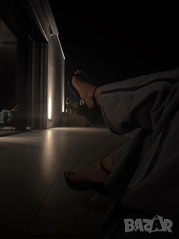 сандали на ток YSL saint laurent 