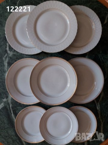 Български порцеланови чинии, снимка 1 - Чинии - 34565279