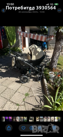 Продавам детска количка Anex M/type Sage с 2 коша Гр.Пирдоп, снимка 4 - Детски колички - 53083294