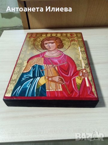 Икона Св. Фанурий, снимка 2 - Икони - 38968300