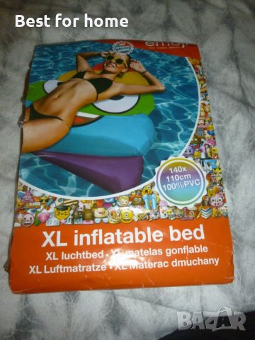 Надуваем дюшек XL Emoji 140* 110 см, снимка 2 - Басейни и аксесоари - 41591137