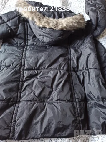 Черно зимно яке на H&M размер L, снимка 2 - Якета - 49002797