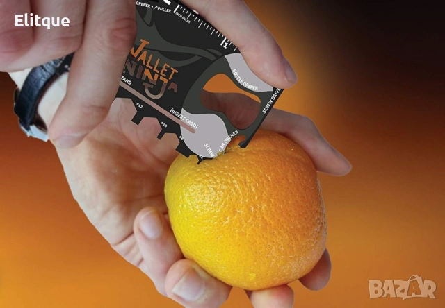 Wallet Ninja 18 в 1 – мултифункционален инструмент за портфейл, снимка 11 - Други инструменти - 53332123