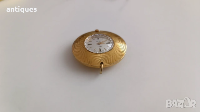 Позлатен дамски часовник - колие - CHAIKA - 17 jewels - №2, снимка 2 - Антикварни и старинни предмети - 53731382