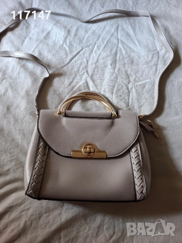 нова сива малка дамска чанта