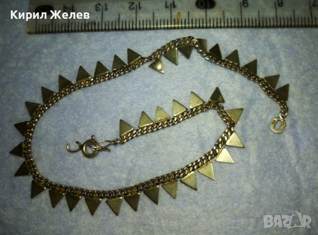 ШИКОЗНА СРЕБЪРНА ГРИВНА СРЕБРО 925 ДИЗАЙНЕРСКИ АРТ МОДЕЛ 31203, снимка 13 - Гривни - 42426316