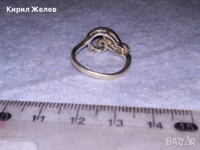 СКЪПОЦЕНЕН АЖУРНА ИЗРАБОТКА СРЕБЪРЕН АР ДЕКО СТИЛ ПРЪСТЕН СРЕБРО 925 с ИСКРЯЩИ ЦИРКОНИ 26447, снимка 13 - Пръстени - 41342421