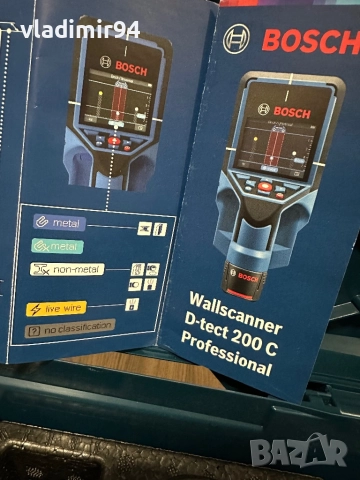 Bosch D-Tect 200C 12v, снимка 7 - Други инструменти - 52677078