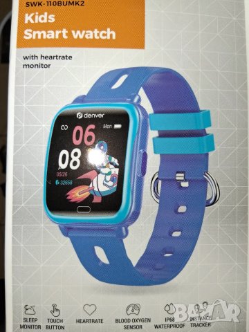 Детски смарт часовник SWK-110BUMK2 BLUE, снимка 2 - Други - 49853520