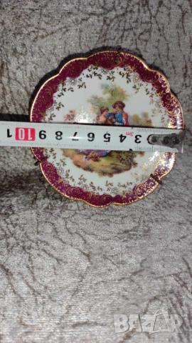луксозна чинийка limoges, снимка 2 - Антикварни и старинни предмети - 44671134