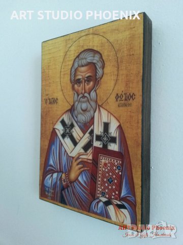 Икона на Свети Фотий icona Sveti Fotii, снимка 3 - Икони - 14909886