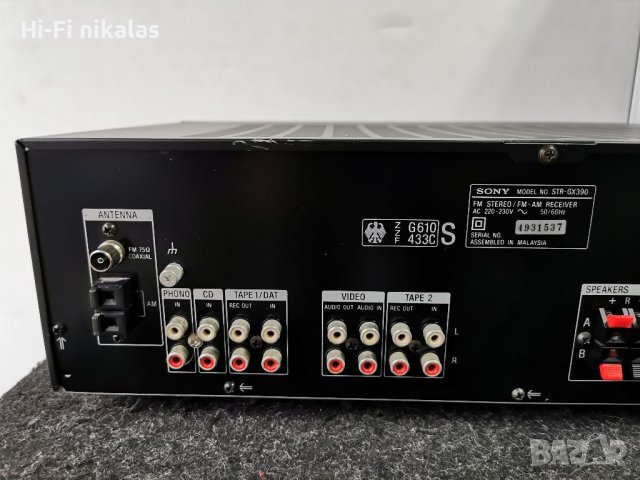 Усилвател Ресийвър SONY STR-GX390, снимка 7 - Ресийвъри, усилватели, смесителни пултове - 38861597