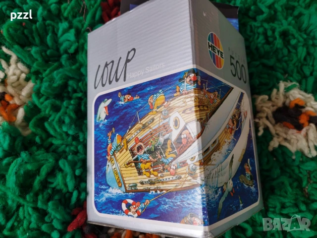 Триъгълен Пъзел "Happy Sailors” Heye 1981г. 500 части 