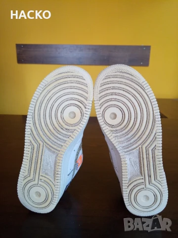 ПРОМО Nike Air Forse 1 Just Do It Paik Jdi Номер 37,5 Стелка 23,5 см. 100% Оригинални Внос от Англия, снимка 12 - Детски маратонки - 50446890