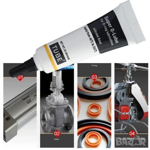 Силиконова грес за смазване 10 грама, снимка 5 - Друга електроника - 53466300