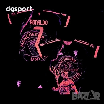 Детски неонов футболен екип на К.Роналдо Манчестър Юнайтед нов модел !