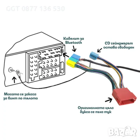 НОВ!! Bluetooth 5.0 за Audi VW 1998-2005 за Chorus Concert Symphony др, снимка 4 - Аксесоари и консумативи - 47904486