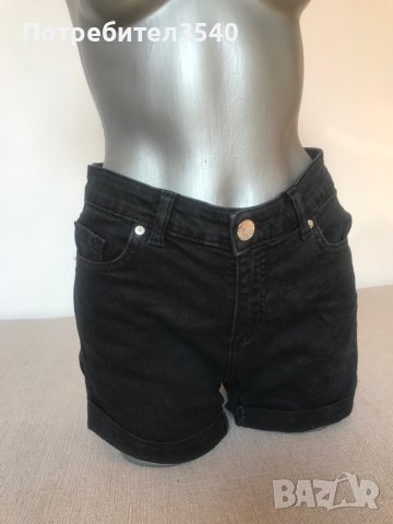 Къси черни панталони, снимка 3 - Къси панталони и бермуди - 41697359
