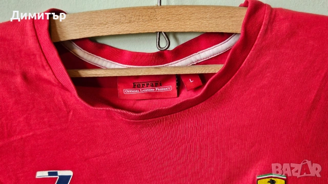 Оригинална тениска Ferrari Formula 1 f1 Kimi Raikkonen speed race sport рали Size Large , снимка 3 - Тениски - 53491364