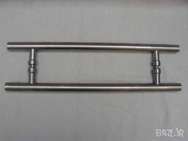 Двустранна дръжка за бутане – дърпане на стъклена или плътна врата., снимка 8 - Входни врати - 49637068