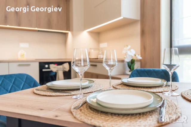 Дизайнерски Апартамент на 300метра от плажа Azur Panorama, снимка 7 - Квартири, нощувки - 50567851