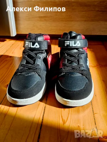 Чисто нови зимни маратонки с подплата Fila, снимка 5 - Детски маратонки - 49104545