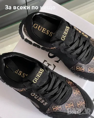 Guess Дамски Черни Маратонки👟Дамски Спортни Обувки Гес Код SEM-638, снимка 5 - Маратонки - 55904251