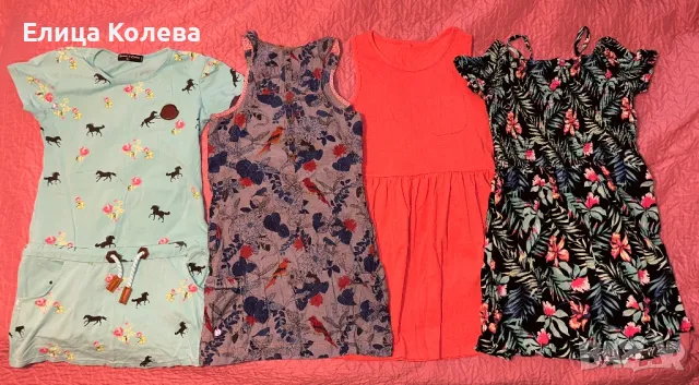 Четири летни рокли за момиче 10 г