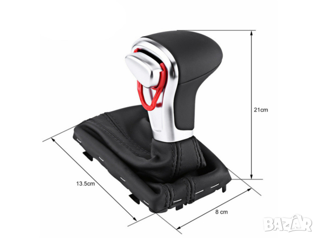 Топка за скоростен лост за Audi A3 A4 A5 A6 Q5 Q7 с маншон, снимка 2 - Аксесоари и консумативи - 44781423