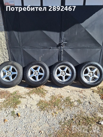 Продавам два комплекта с гуми лети джанти от Хонда CR-V 5х114,3, снимка 3 - Гуми и джанти - 53679048