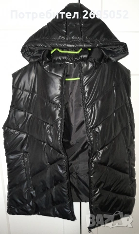 Дамски елек с качулка размер 4XL, снимка 3 - Якета - 53781925