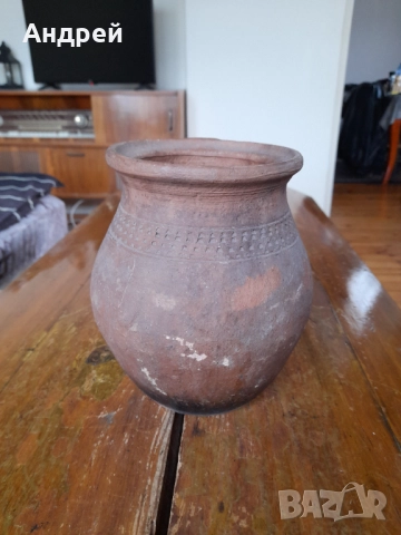 Старинно керамично гърне #14, снимка 2 - Антикварни и старинни предмети - 52929606