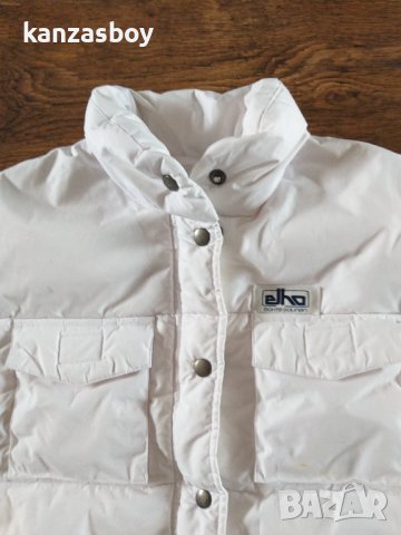 Elho Vintage Skiwear Down Puffer Red Men's Vest, SIZE 36/С - страхотен пухен елек, снимка 6 - Други - 38959732