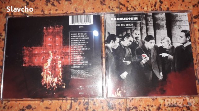 Компакт диск на група  Rammstein - Live aus Berlin, снимка 8 - CD дискове - 39011063