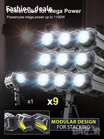 COLBOR CL100X 110W Bi-color Видео Осветление 2700-6500K, снимка 5 - Чанти, стативи, аксесоари - 42739834