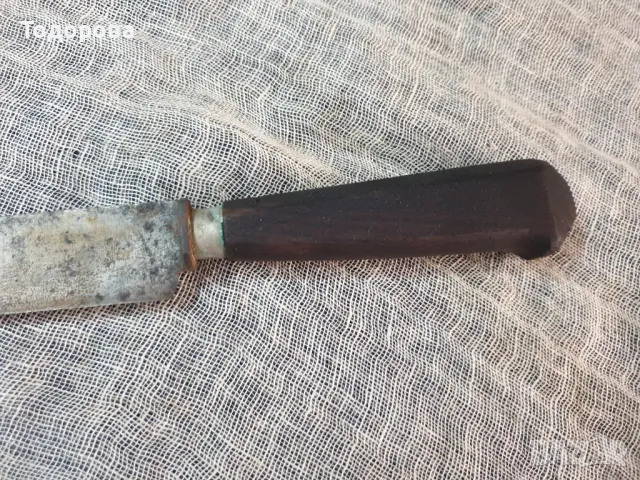 Старинен дълъг нож  с наличните маркировки, снимка 3 - Антикварни и старинни предмети - 48343447