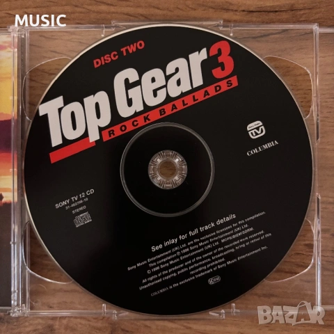 TOP GEAR 3 #2 CD Рок балади, снимка 3 - CD дискове - 53763271