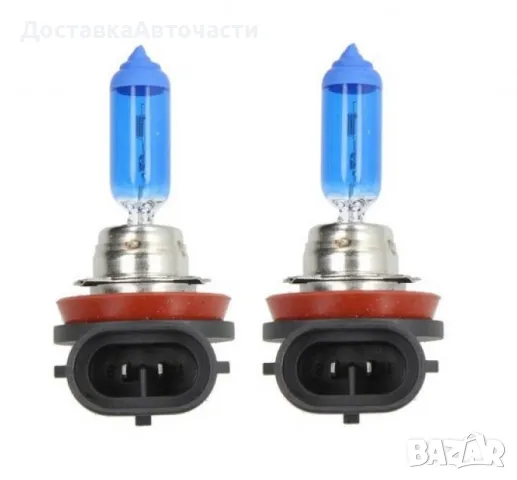 Крушки H8 M-tec Xenon Blue PTZXB8-DUO, снимка 2 - Части - 49818669