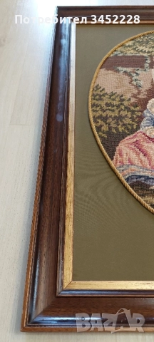 гоблен рамка дървена за ценители 79см 68см, снимка 4 - Гоблени - 51567397