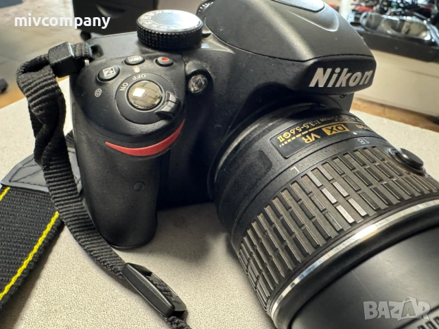 Фотоапарат Nikon D3200+обектив, снимка 8 - Фотоапарати - 53497032