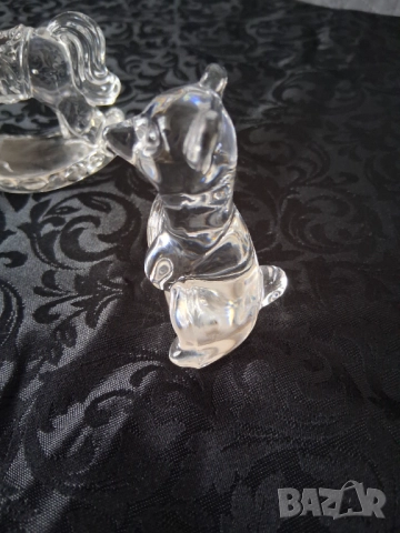 Фигурки Мече И Люлеещо конче Оловен кристал , снимка 9 - Колекции - 52033032